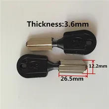 SYM слесарный инструмент B093 заготовка для ключа WANGLI короткие пустого ключа(8 шт./лот