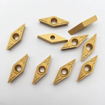 

10pcs VCMT110304-GP Turning Tips Tungsten Carbide Inserts,Insert for Stainless steel and Steel blade made in china