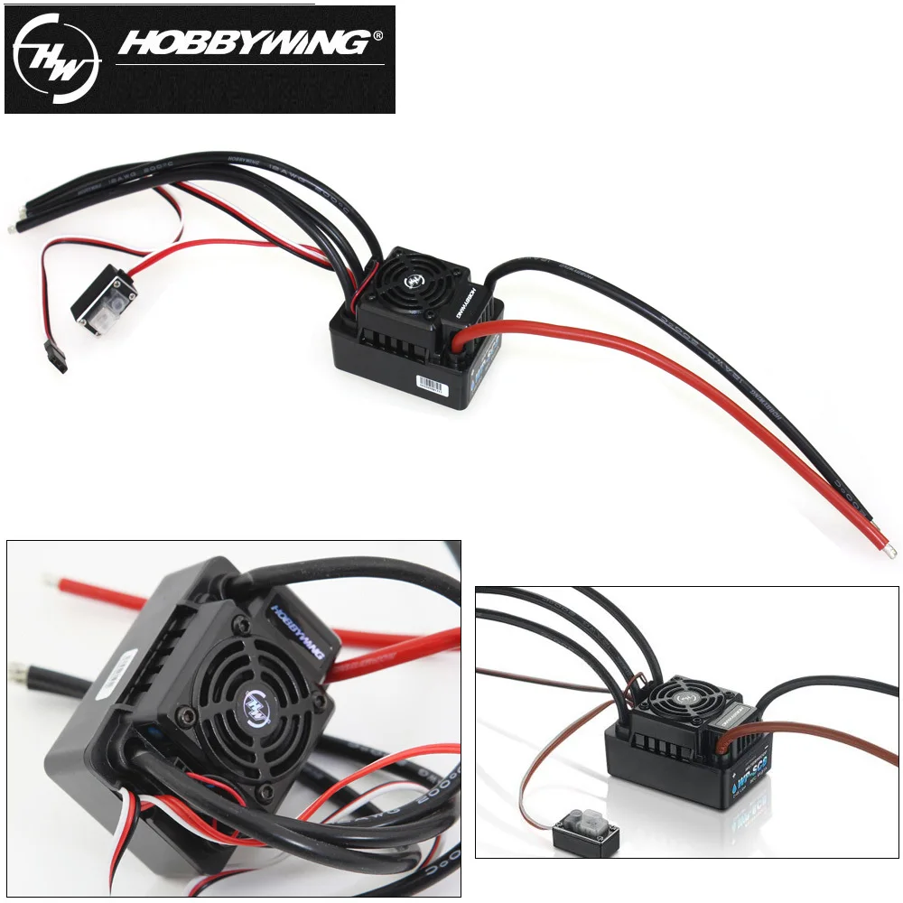 

1pcs 100% Original Hobbywing EZRUN WP SC8 Waterproof 120A Brushless ESC RC Car EZRUN-WP-SC8