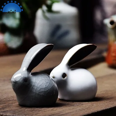

Ornaments Accessory Tea Pet Lovely Car Decoration Pottery Clay Tea Set Lucky Desktop Home Filter Craft Tea Bag Holder LY338