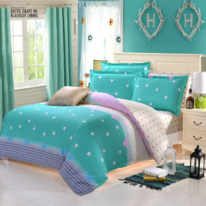 teal bedding for girls