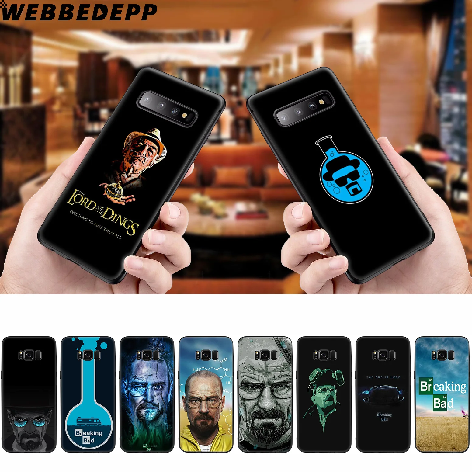 WEBBEDEPP heisenберга мягкий чехол для Samsung Galaxy S10 S10e S9 S8 Plus S7 S6 Edge &amp J6 2018 Note 10 9 8 |