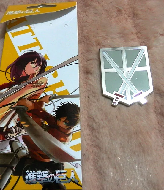 Аниме атака на Титанов винтажный значок Косплей Shingeki no Kyojin SNK брошь Скаутинг