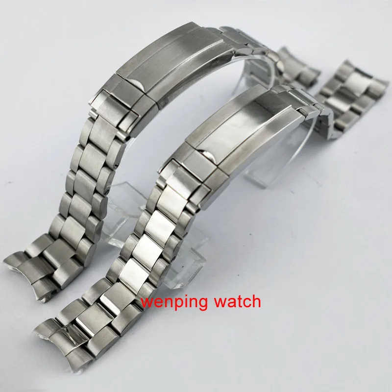1 шт. полированный браслет из нержавеющей стали 316L 20 мм|watch band bracelet|band braceletwatch |
