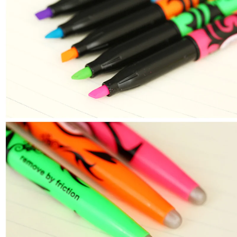 Pilot SW FL FriXion Erasable Highlighter 6pcs Color Marker Set Doodle Painting Design Supplies|pastel markers|frixion markerpilot marker |