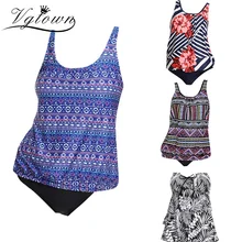 VGTOWN купальная одежда сексуальный купальный костюм для женщин плюс Размер 6XL танкини наборы для плавания винтажная пляжная одежда купальные костюмы женский монокини для плавания