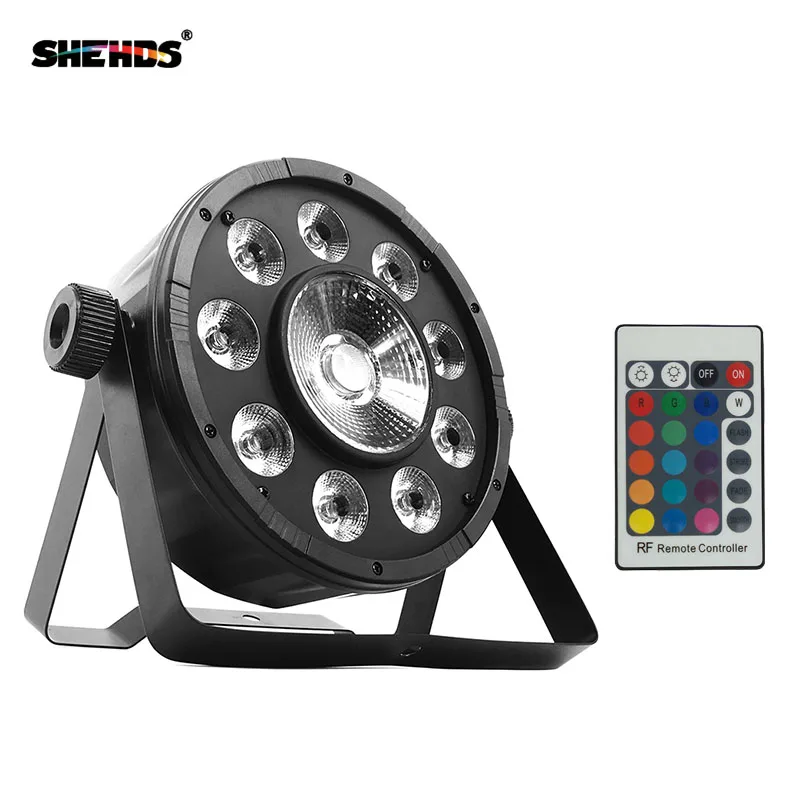 Беспроводной пульт дистанционного управления LED Flat Par 9x10W + 30W RGB Освещение для