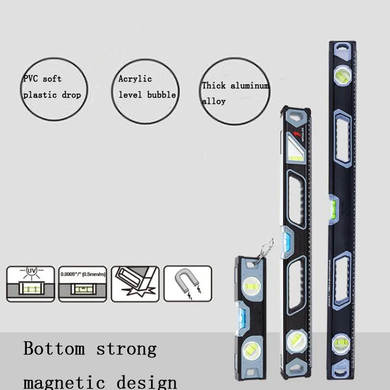 

Digital protractor angle measuring instrument electronic level 180 degree industrial grade magnetic level angle test scale 600mm
