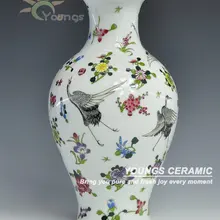 Современный стиль керамический фарфор светящийся кран в форме рыбы ваза