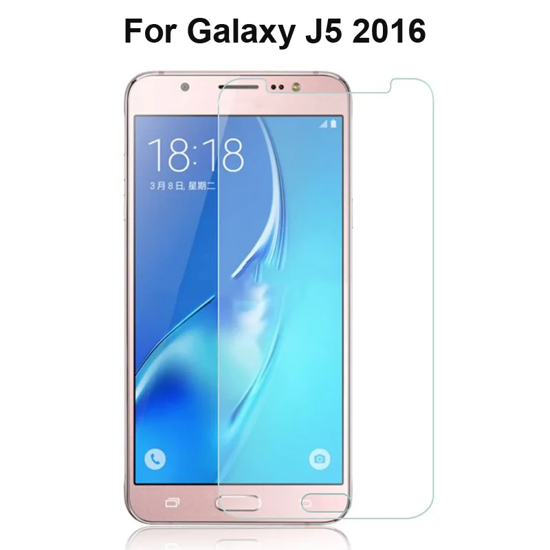 1-Pack Full Coverage Tempered Glass Screen Protector Film with Anti-Fingerprint SONWO Tempered Glass for Samsung Galaxy J5 2016 Screen Protector