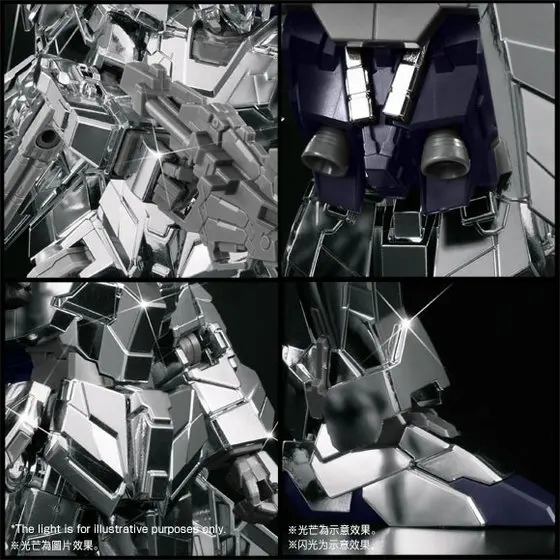 Bandai Gundam база PB сети co., ltd. 1/144 HG Единорог № 3 машина Феникс, гальваническое покрытие серебристого экшн детская игрушка-фигурка подарки