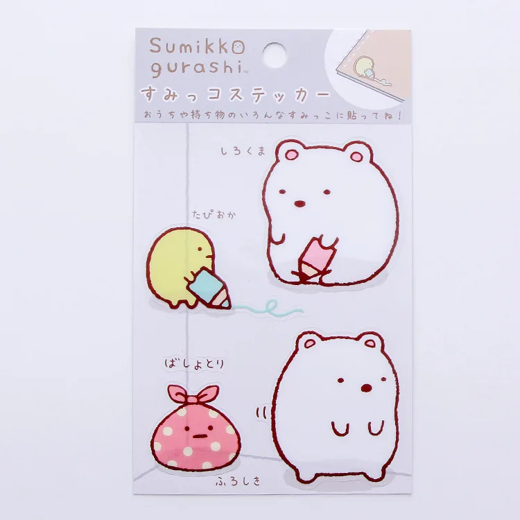 Хороший друг Sumikko Gurashi Декоративные Васи Наклейки Скрапбукинг ярлыком дневник канцелярские альбом Наклейки