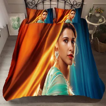 

3D Print Beauty Bedding Set Movies Character Pattern Duvet Cover Set Soft Bed Linen Set 3PCS Bedclothes Bed Set with Pillowcase