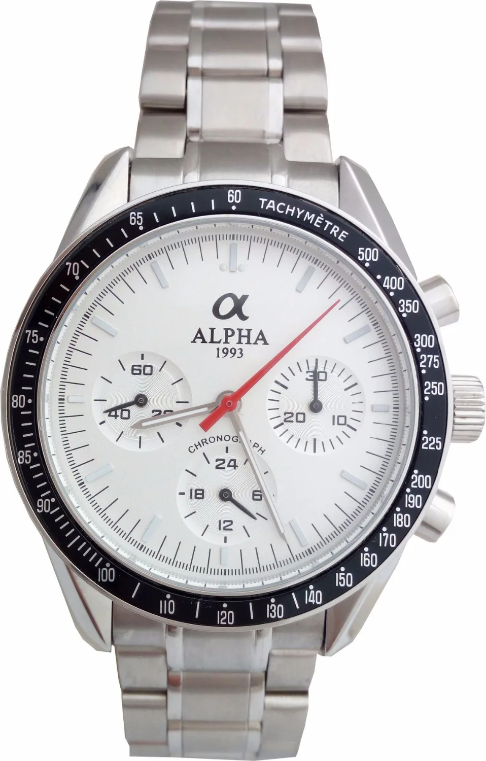 

steel band Apollo vintage chronograph watch