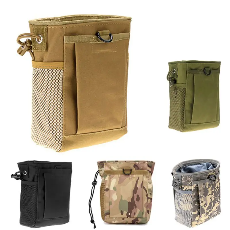 

Military Molle Ammo Pouch Pack Tactical Gun Magazine Dump Drop Reloader Pouch Bag Utility Hunting Rifle Magazine Pouch