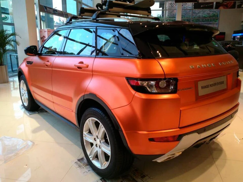 Металлическая сатиновая хромированная автомобильная пленка ORINO виниловая