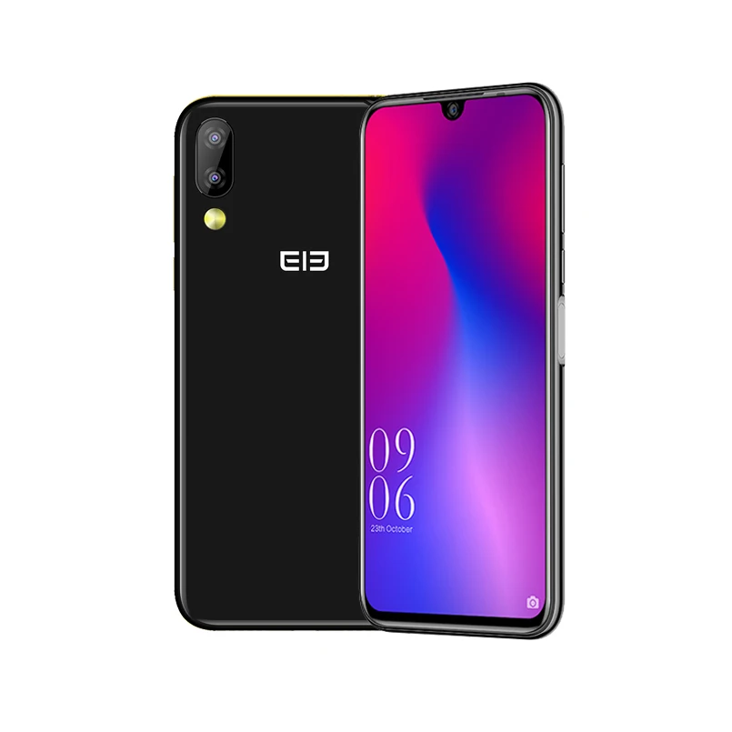 Elephone A6 мини смартфон 5,71 дюймов Waterdrop Экран Android 9,0 MT6761 4 ядра, 4 Гб оперативной памяти, 32 Гб встроенной памяти, 3180 мА/ч, 4G, мобильный телефон - Цвет: Black