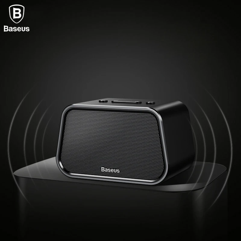 

Baseus Portable Bluetooth Speaker Mini Wireless Outdoor Speaker With Mic TF Card Aux Cable U disk Stereo Music Computer Speaker