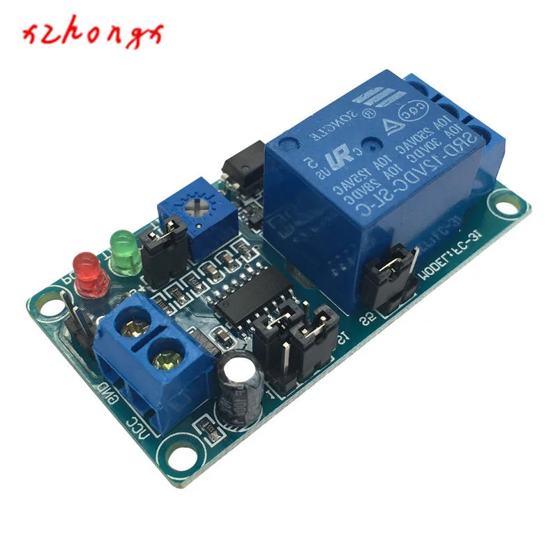12V нормально открытый тип задержки триггера Переключатель релейный модуль пуска