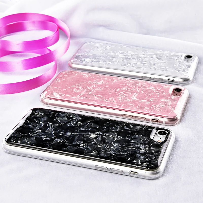 Hisomone Bing Shell Phone Case For iPhone 6 6S 7 8 Plus X Cute Lovely Soft TPU Back Cover For iPhone 7 8 6 6 S Plus X Coque Case