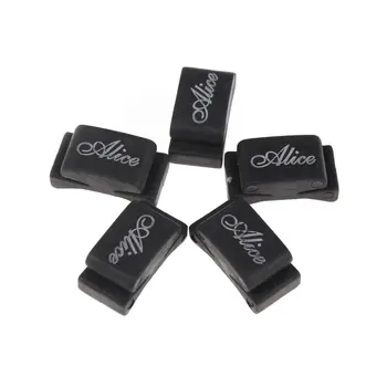 

Alice 5pcs Black Rubber Pick Holder Fix on Headstock for Guitar Bass Ukelele