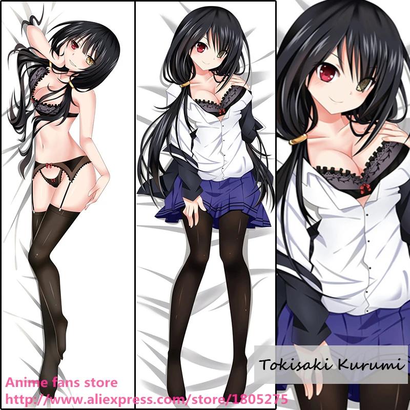 

Anime Date A Live Tokisaki Kurumi Sexy Japanese Pillowcase Pillow Case Cover decorative Hugging Body Bedding
