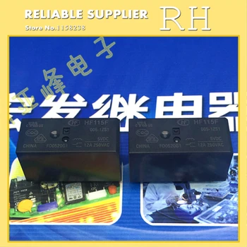

10PCS/lot Power relay JQX-115F HF115F-005-1ZS1 HF115F-012-1ZS1 HF115F-024-1ZS1 HF115F-048-1ZS1 5V12V24V48V 12A 5PIN