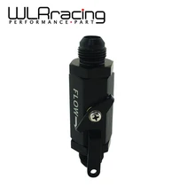 WLR RACING-AN10 10AN-10 запорный штуцер, алюминиевый черный WLR-WLPV72-10