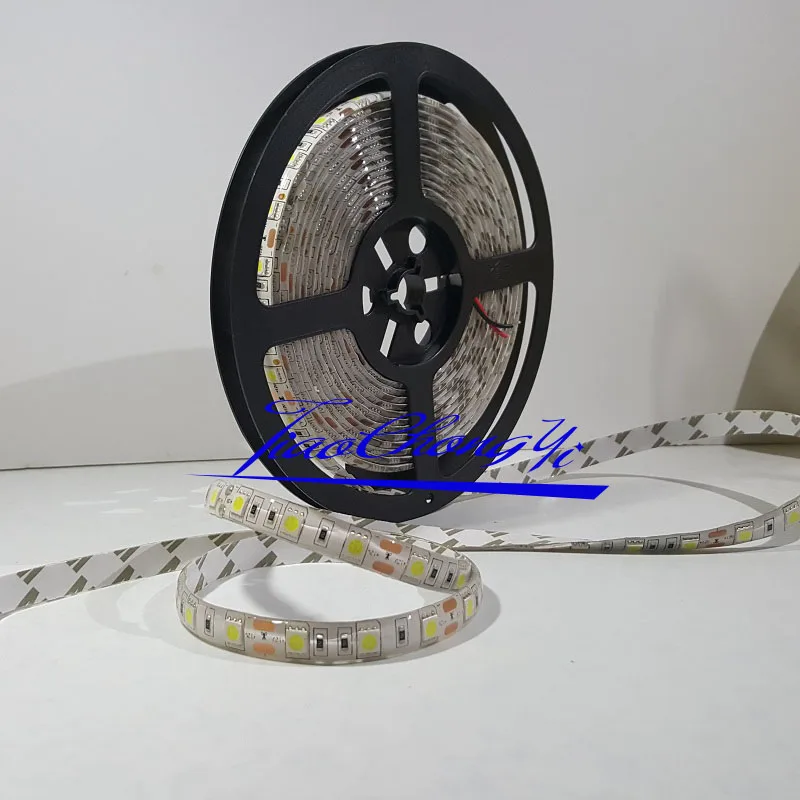 5-100 м холодный белый 12 В постоянного тока 5050 SMD 300 Светодиодная лента гибкая 60