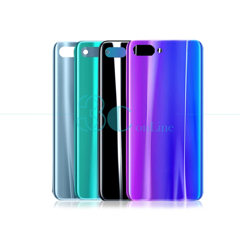Задняя крышка для аккумулятора Honor 10 корпус дверь чехол Huawei стекло ПК задняя