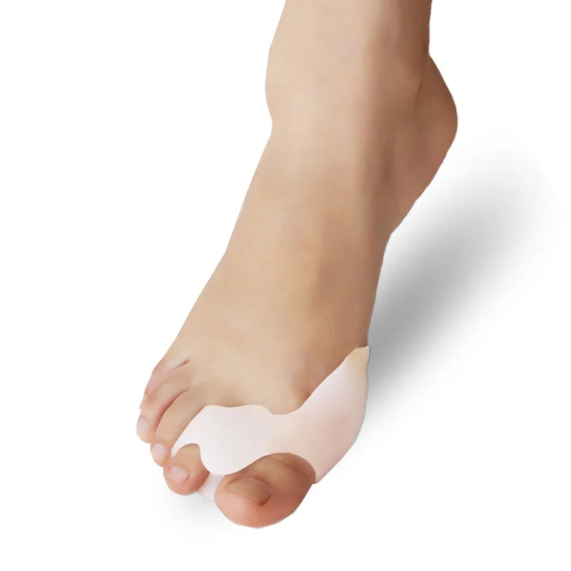 Genuine new special hallux valgus bicyclic thumb orthopedic braces to correct daily silicone toe big bone 5pair | Красота и здоровье