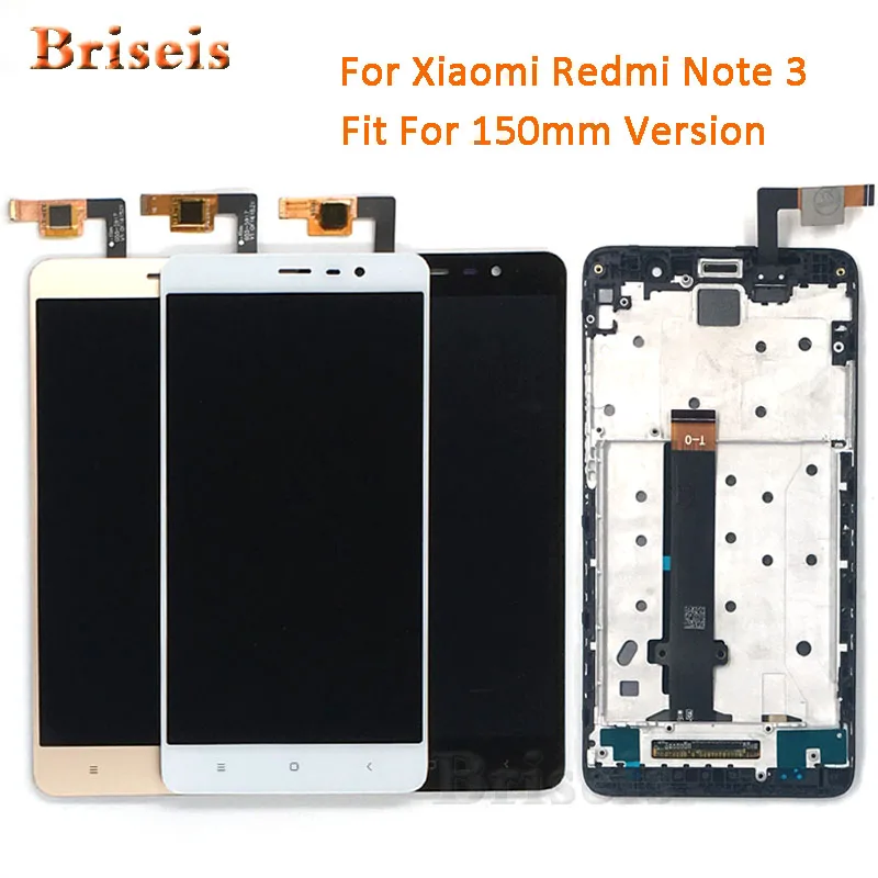 

5.5'' For Xiaomi Redmi Note 3 Touch Screen LCD Display +Touch Panel 147mm Digitizer Accessory For Xiaomi Redmi Note 3 Pro Prime