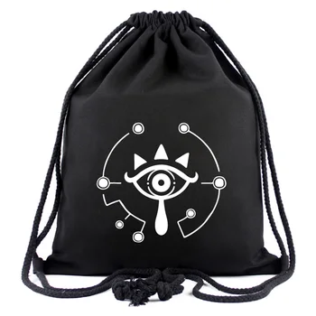 

The Legend of Zelda Drawstring Bag Canvas Games Anime Backpack Gifts Young Teenager Casual Travel Bags Drawstring Backpacks