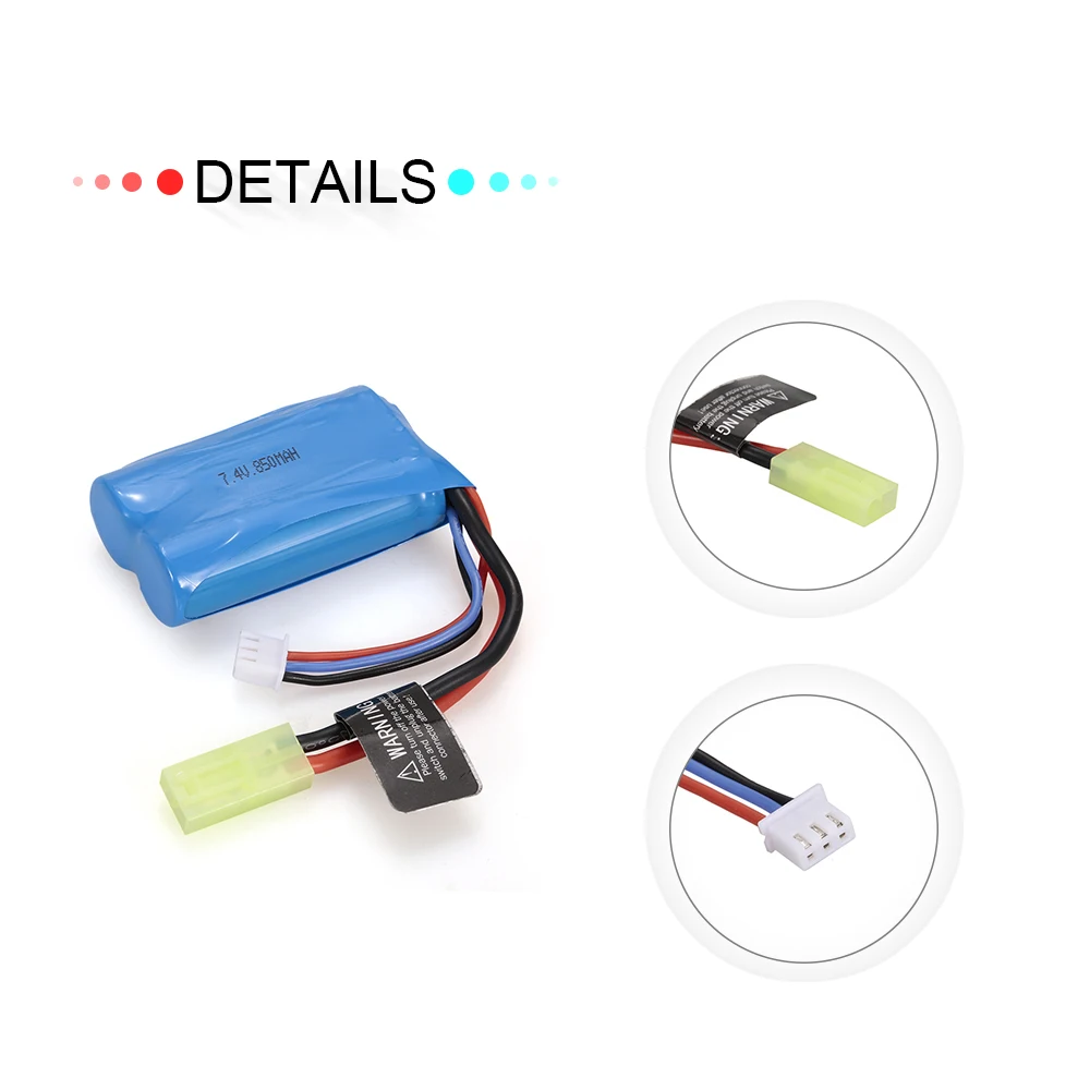 7 4 V 850 mAh литий ионный аккумулятор для PXtoys 9302 RC автомобиль 1/18 4WD внедорожное