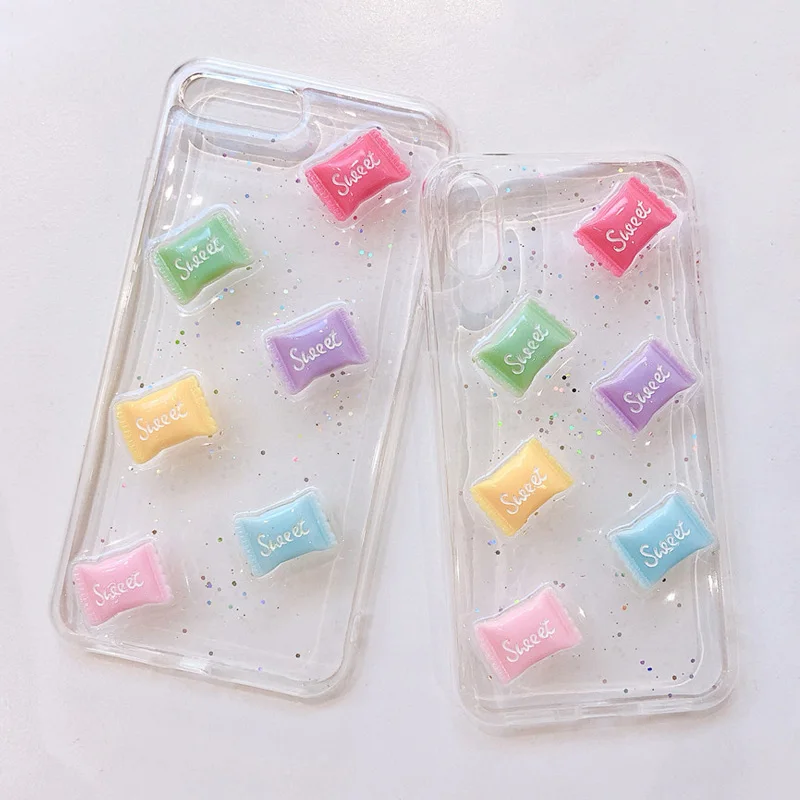 30Pcs/Set Slime Beads Candy Flatbacks Resin Flat Back Scrapbooking Charms DIY Accessories 2019ing