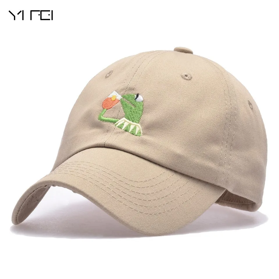 

Belababy 2018 I FEEL LIKE LEBRON Kermit Embroidery Dad Snapback Baseball Cap Meme Frog Visor Hat Gorras Casquette Cotton CAP