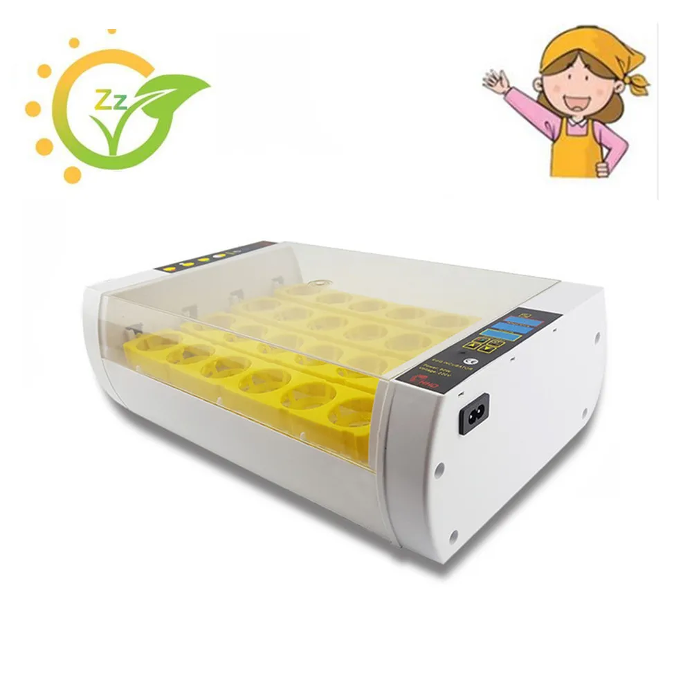 

220V home use mini automatic intelligent 24 eggs incubator machine chicken brooder made in China