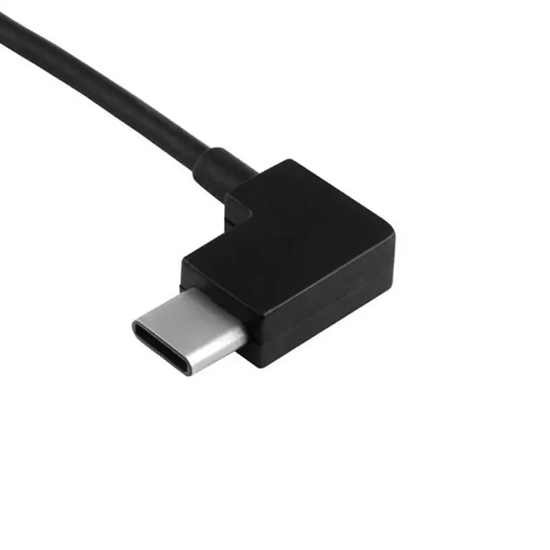 Угловой OTG кабель типа C, создание кабеля(1 упаковка) USB C Male to USB 2,0 A Female OTG(On-The-Go) кабель, 12 см/черный