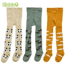 3Pair/lot Kids Toddler Tights Kawaii Boys Girls Tights Soft Cotton Baby Children Stocking Pantyhose Infants Clothing For 0-3 Y