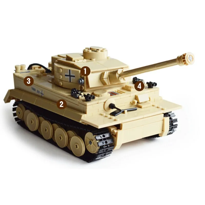 995pcs-Century-Military-Building-Blocks-German-King-Tiger-Tank-Model-Enlighten-Blocks-Education-Toys-Compatible-TY0052 (4)
