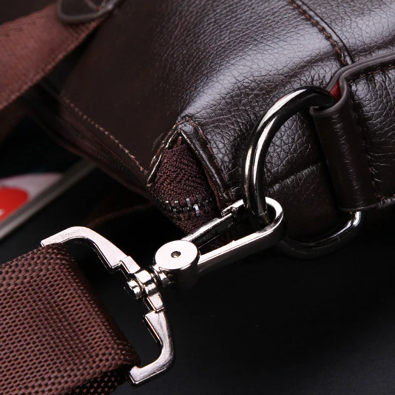 2016 Men Casual Briefcase Business Shoulder pu Leather Bag Men Messenger Bags Computer Laptop Handbag Bag Men's Travel Bags