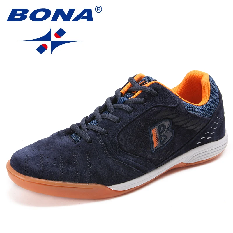 

BONA New Arrival Classics Men Soccer Shoes Suede Men Athletic Shoes Outdoor Jogging Sneakers Comfortable Soft Fast Free Shipping