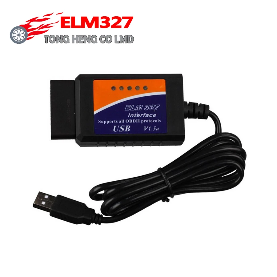Горячая Распродажа ELM327 USB диагностический сканер OBD/OBDII ELM 327 автомобильный