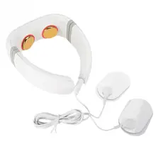 Электрический U форма шейный массажер умный речевой трансляции приложение управление боли усталость рельеф