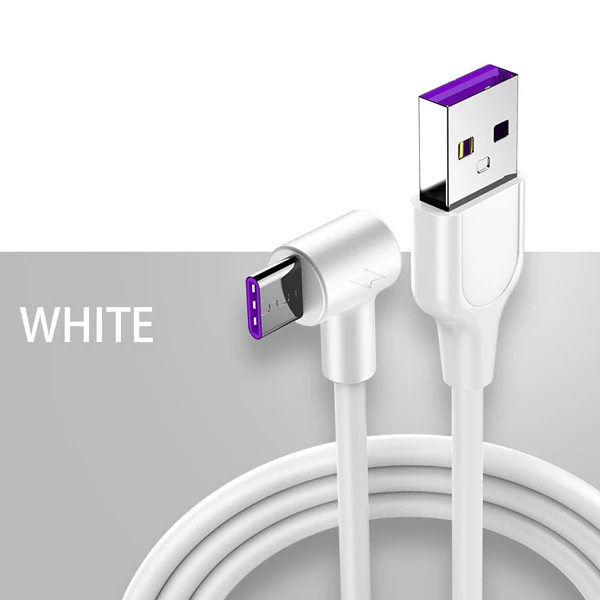 5A usb type C PD кабель для передачи данных для samsung huawei P30 Pro Быстрая зарядка мобильного телефона USB C кабель для Xiaomi Redmi K20 Pro Oneplus 7 - Цвет: Белый