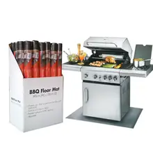 Коврик для барбекю уличные масляные ПВХ барбекю нескользящее одеяло Открытый Кемпинг огнестойкий полиэстер коврик для барбекю