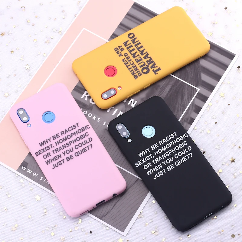 Силиконовый чехол для телефона Huawei Honor Mate 10 20 Nova P20 P30 P Smart Faith Хорошие цитаты Tumblr