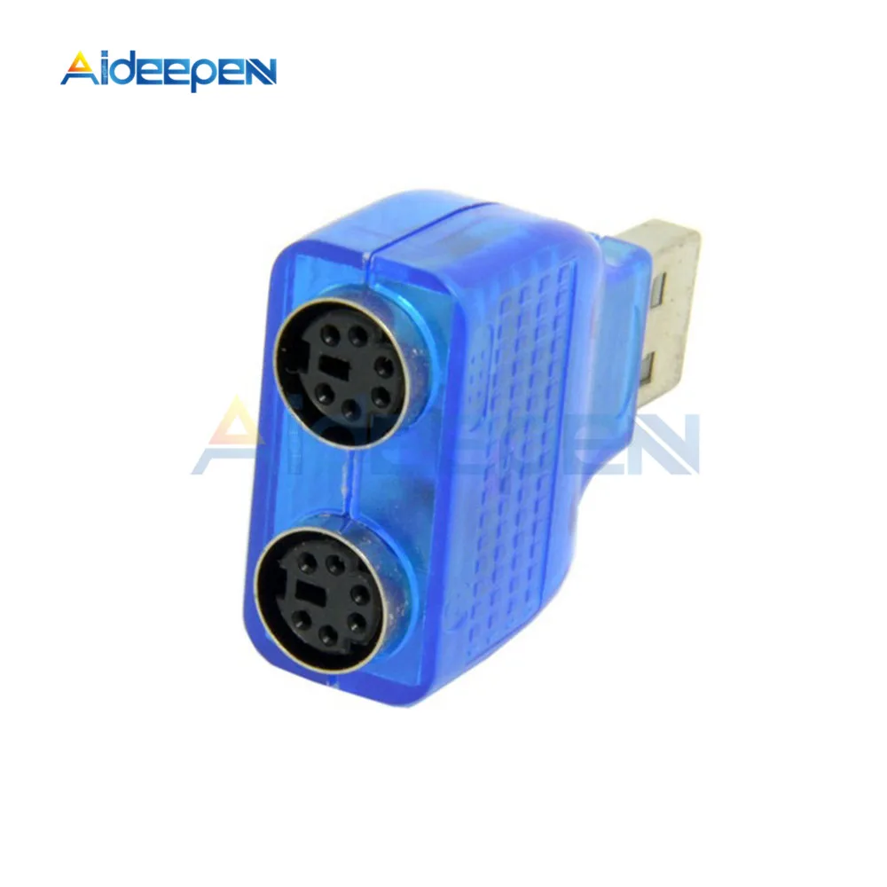 USB папа к PS2 Женский кабель адаптер
