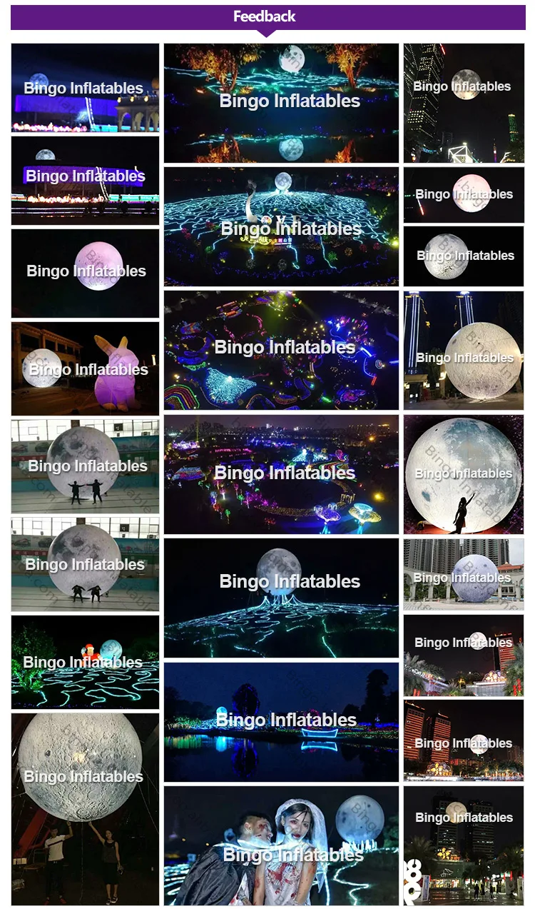 8 м диа гигантский светодиодный светильник надувная подвесная модель Луны надувной шар для сценического украшения игрушка планета