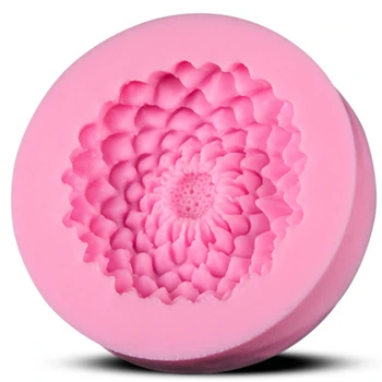 

1Pcs Hot Creative Kitchen Supplies DIY Rosette Sunflower Sugar Cake Mold Silicone Cake Mold Baking Tool Mold Bakeware E724